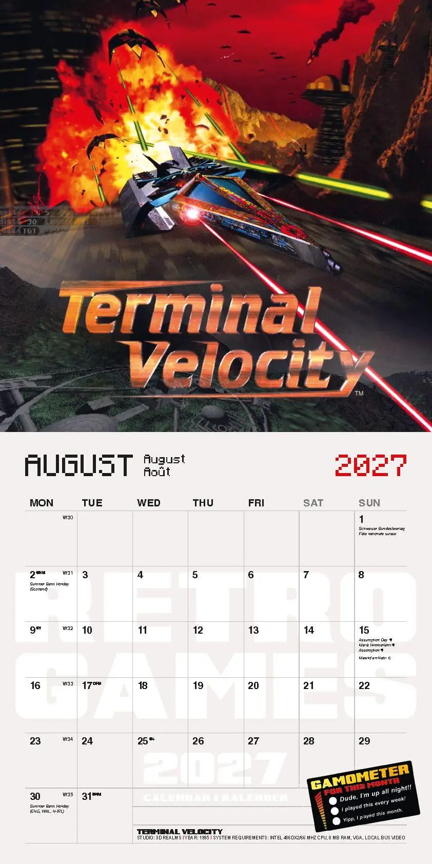 Bild: 9798893613742 | Retro Games 2027 - Der Gaming Kalender | Der Gaming Kalender | 28 S.
