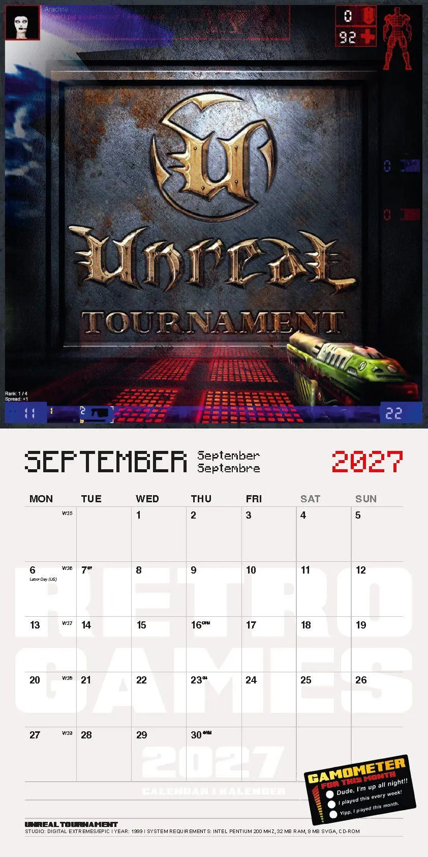 Bild: 9798893613742 | Retro Games 2027 - Der Gaming Kalender | Der Gaming Kalender | 28 S.