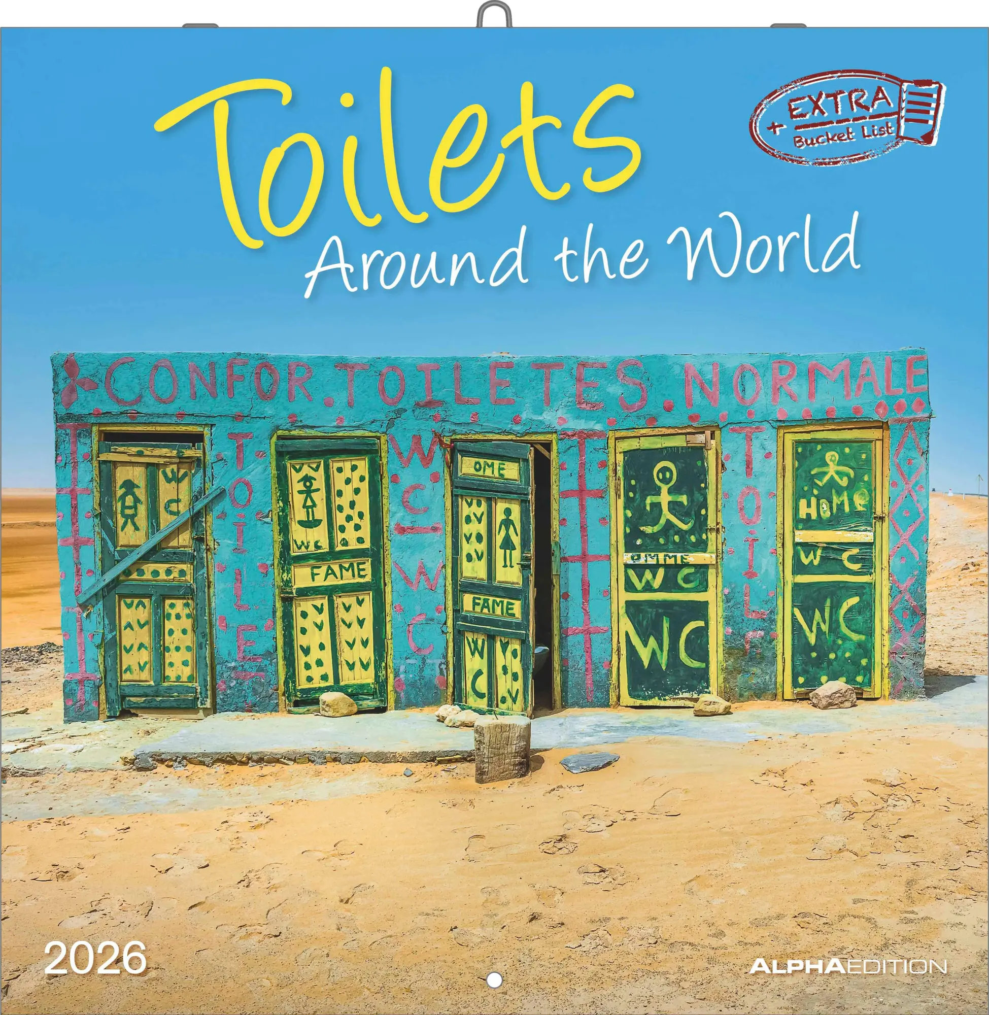 Cover: 4069095003842 | Toilets Around the World 2026 - Wand-Kalender - Broschüren-Kalender...