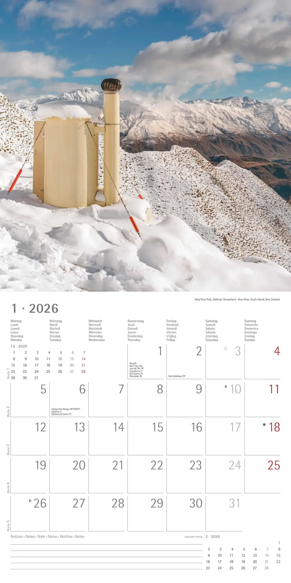 Bild: 4069095003842 | Toilets Around the World 2026 - Wand-Kalender - Broschüren-Kalender...