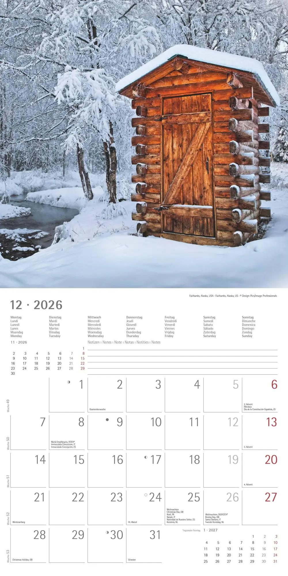 Bild: 4069095003842 | Toilets Around the World 2026 - Wand-Kalender - Broschüren-Kalender...