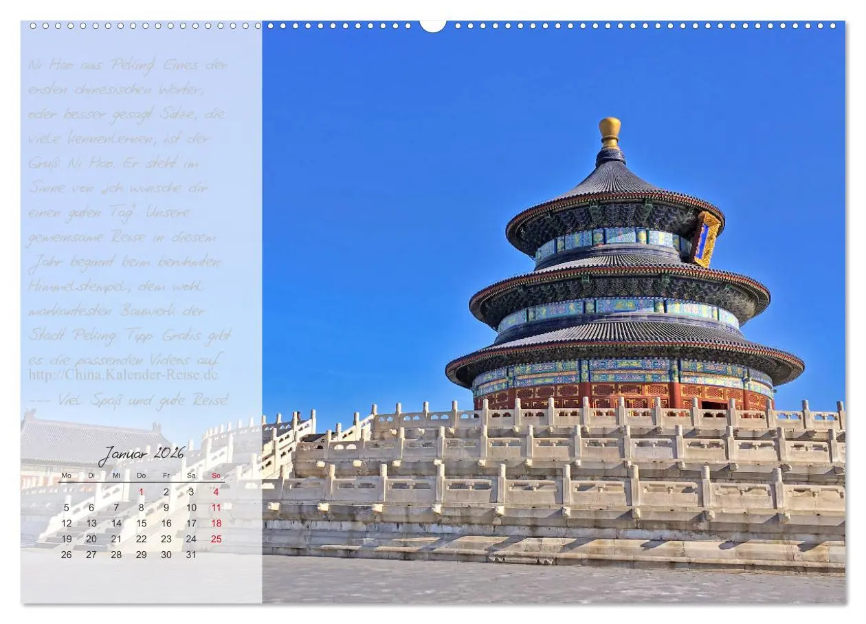 Bild: 9783457683842 | Geheimnisvolles China 2026 (hochwertiger Premium Wandkalender 2026...