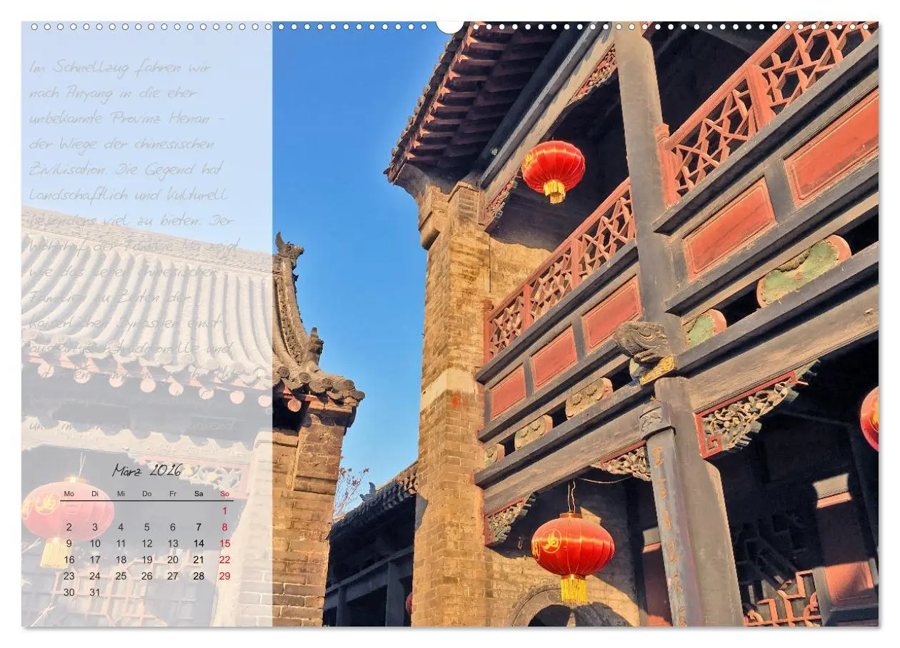 Bild: 9783457683842 | Geheimnisvolles China 2026 (hochwertiger Premium Wandkalender 2026...