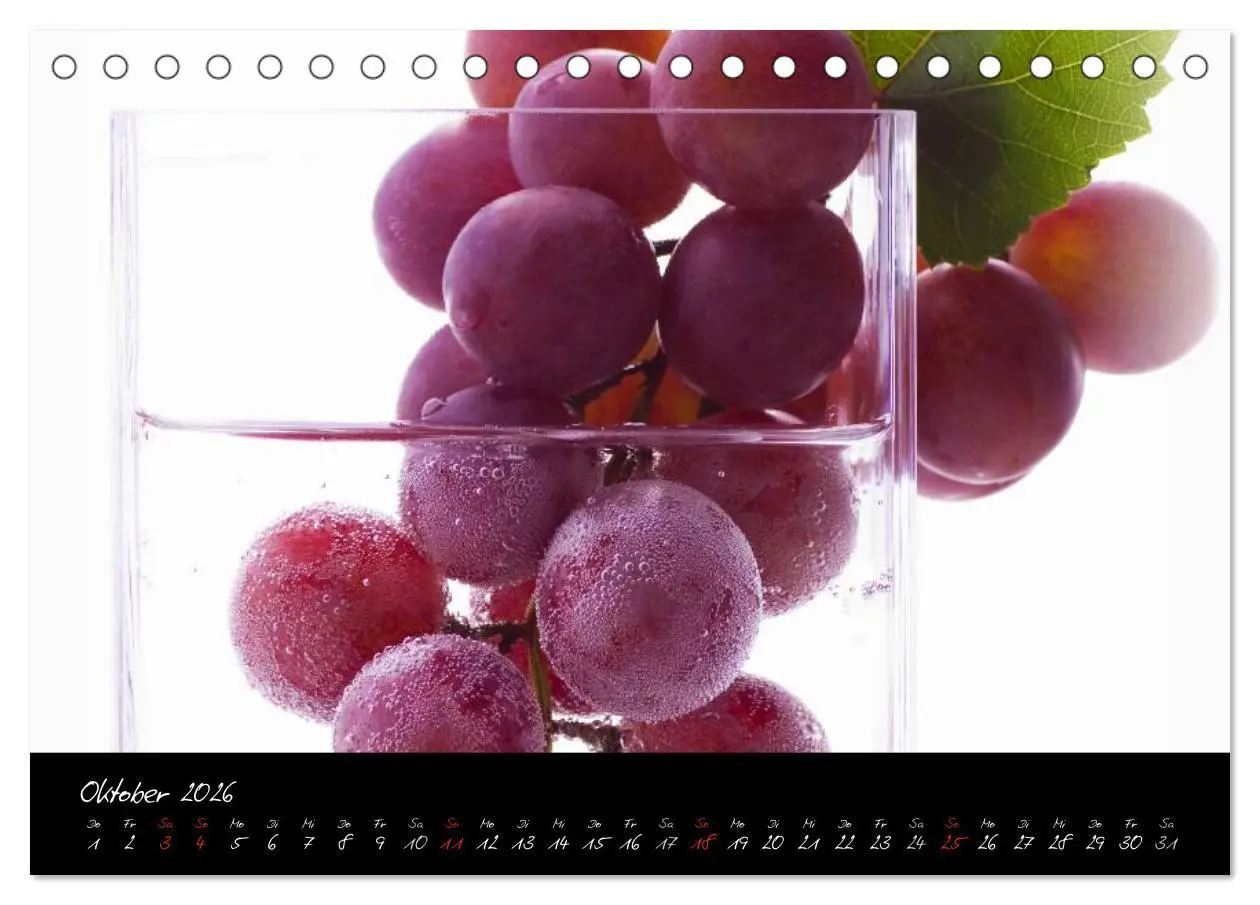 Bild: 9783516223842 | Frische Früchte Kalender (Tischkalender 2026 DIN A5 quer), CALVENDO...