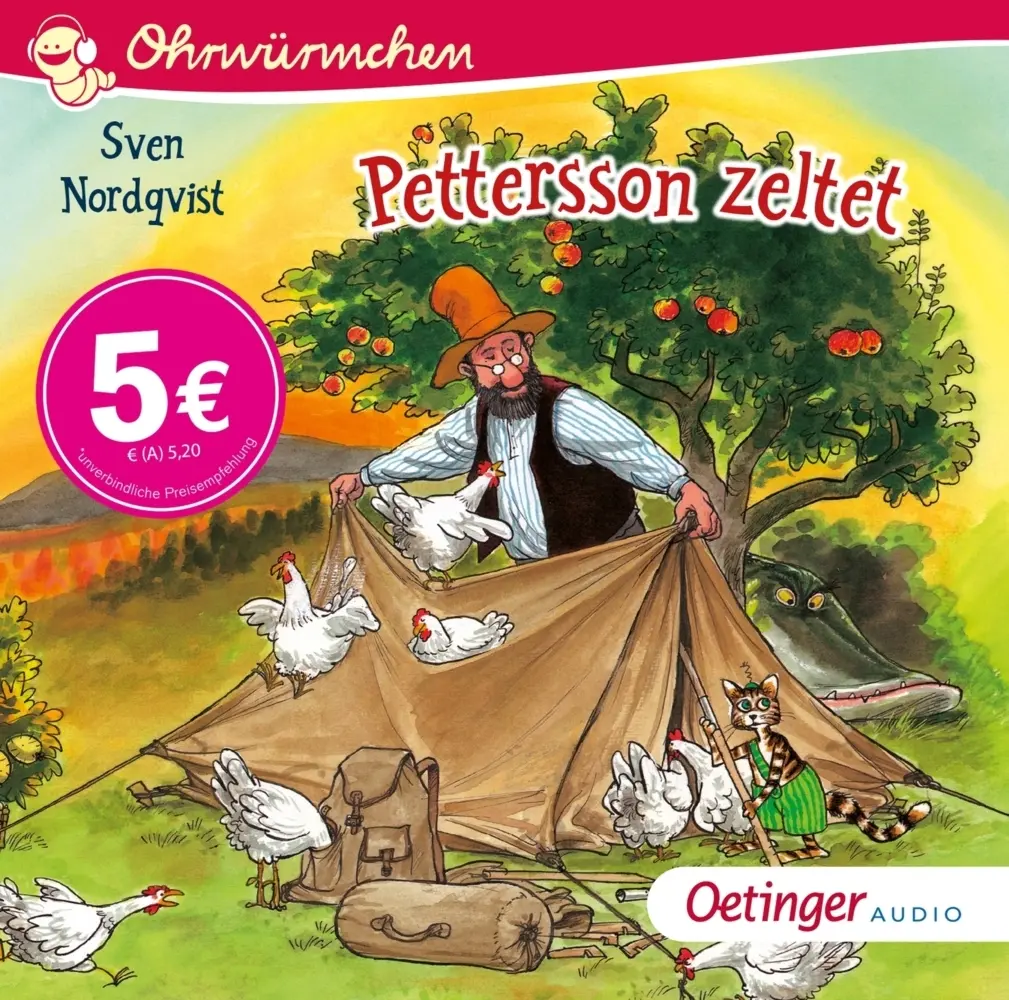 Cover: 9783837393842 | Pettersson und Findus. Pettersson zeltet, 1 Audio-CD | Ohrwürmchen