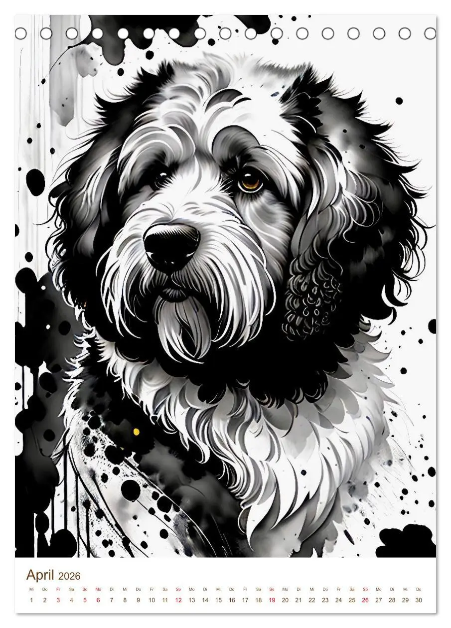 Bild: 9783457293942 | Der Labradoodle (Tischkalender 2026 DIN A5 hoch), CALVENDO...