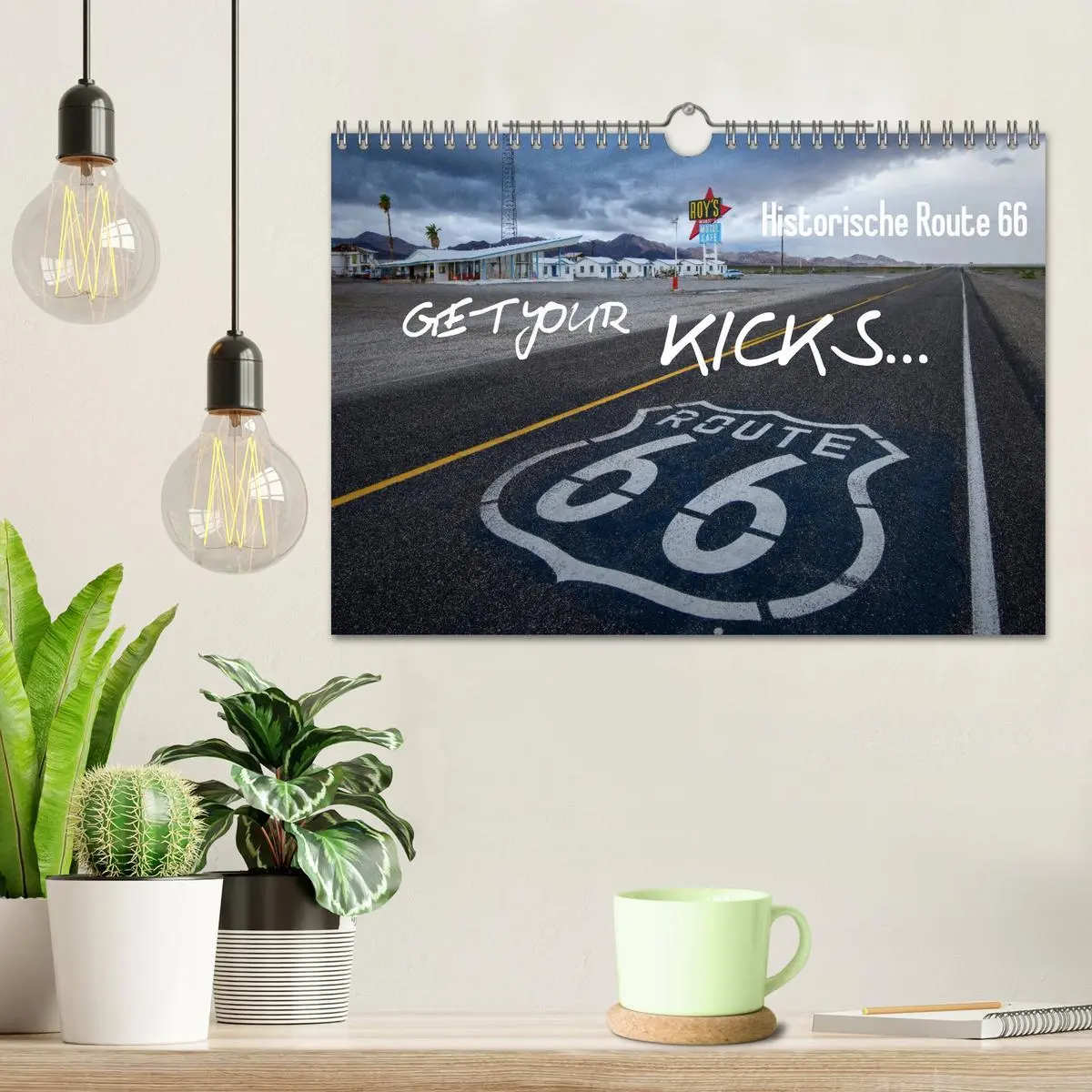 Bild: 9783457673942 | Route 66 (Wandkalender 2026 DIN A4 quer), CALVENDO Monatskalender