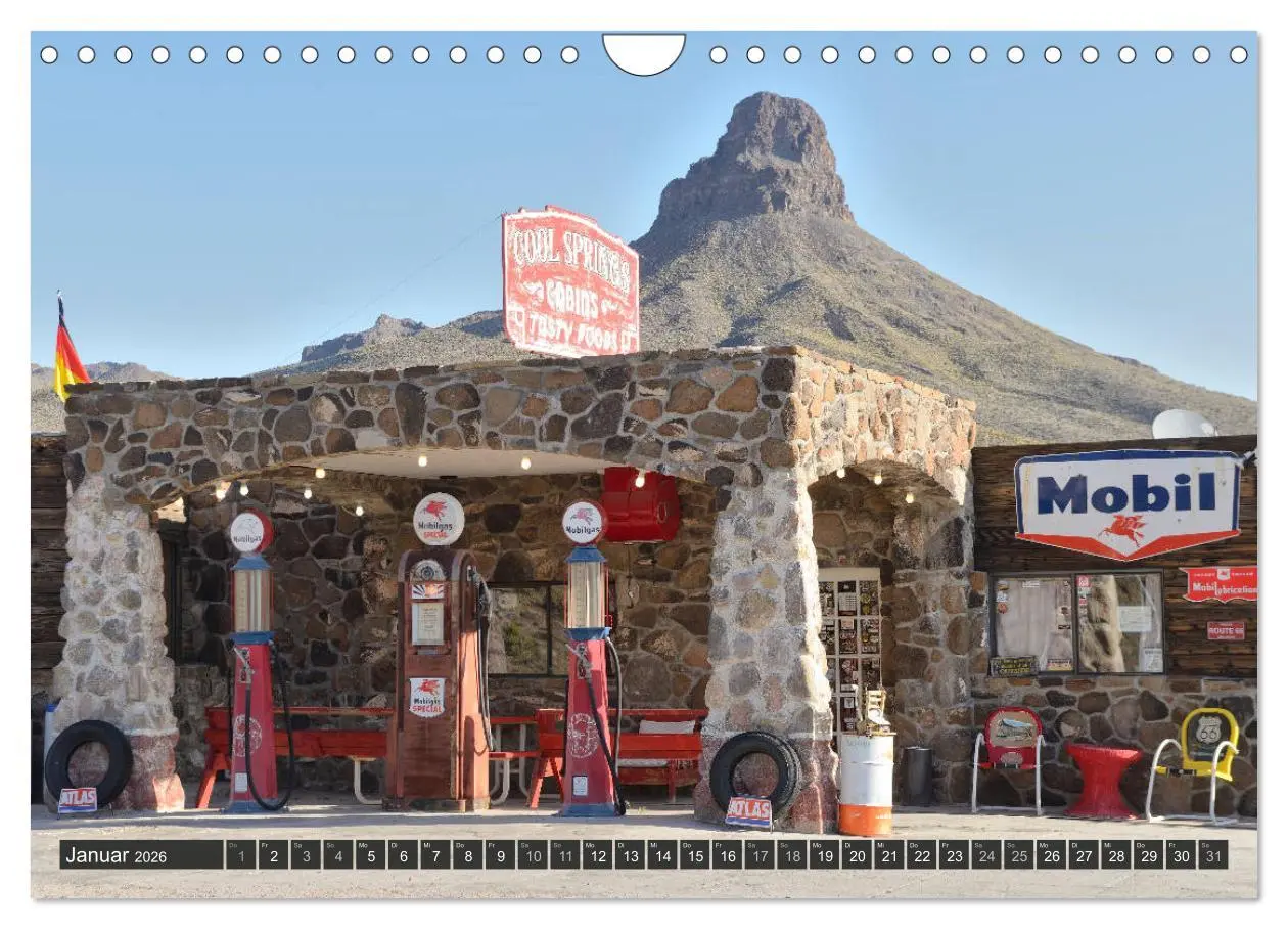 Bild: 9783457673942 | Route 66 (Wandkalender 2026 DIN A4 quer), CALVENDO Monatskalender