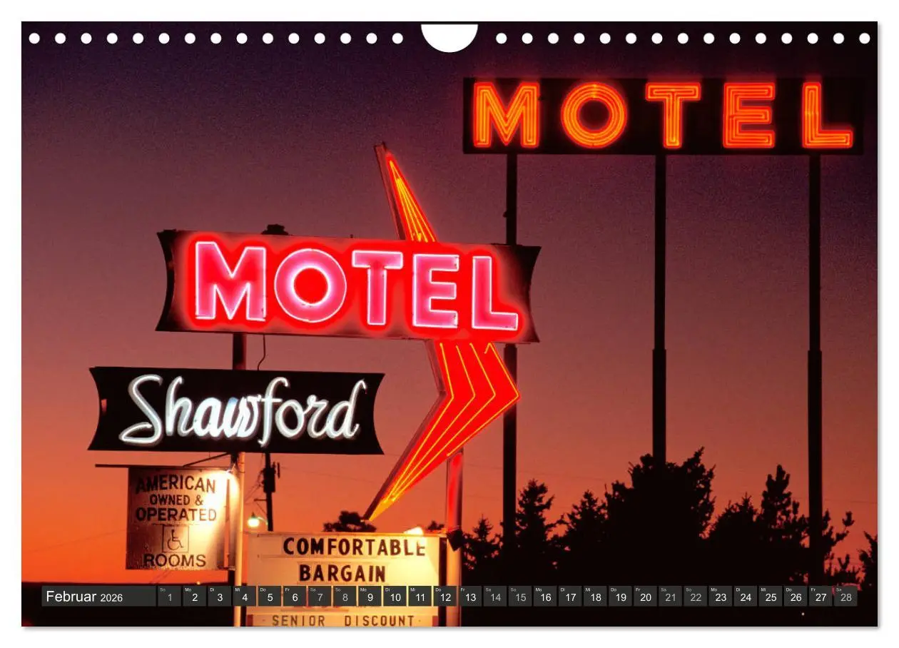 Bild: 9783457673942 | Route 66 (Wandkalender 2026 DIN A4 quer), CALVENDO Monatskalender
