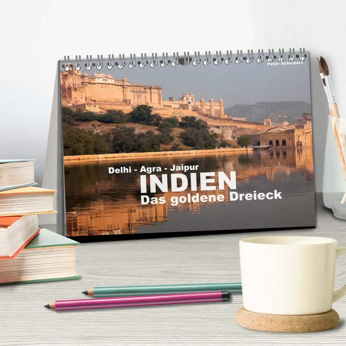 Bild: 9783516073942 | Indien - das goldene Dreieck, Delhi-Agra-Jaipur (Tischkalender 2026...