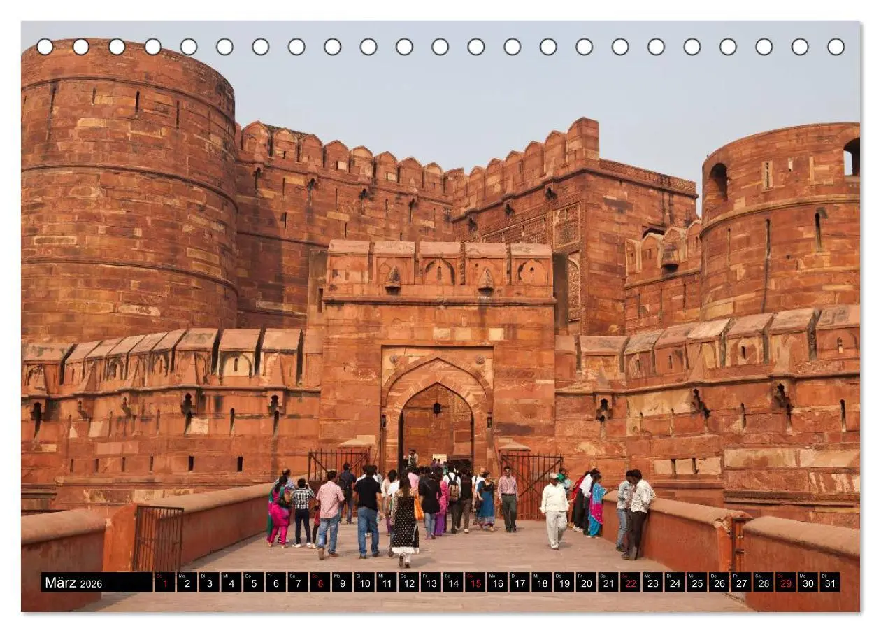 Bild: 9783516073942 | Indien - das goldene Dreieck, Delhi-Agra-Jaipur (Tischkalender 2026...