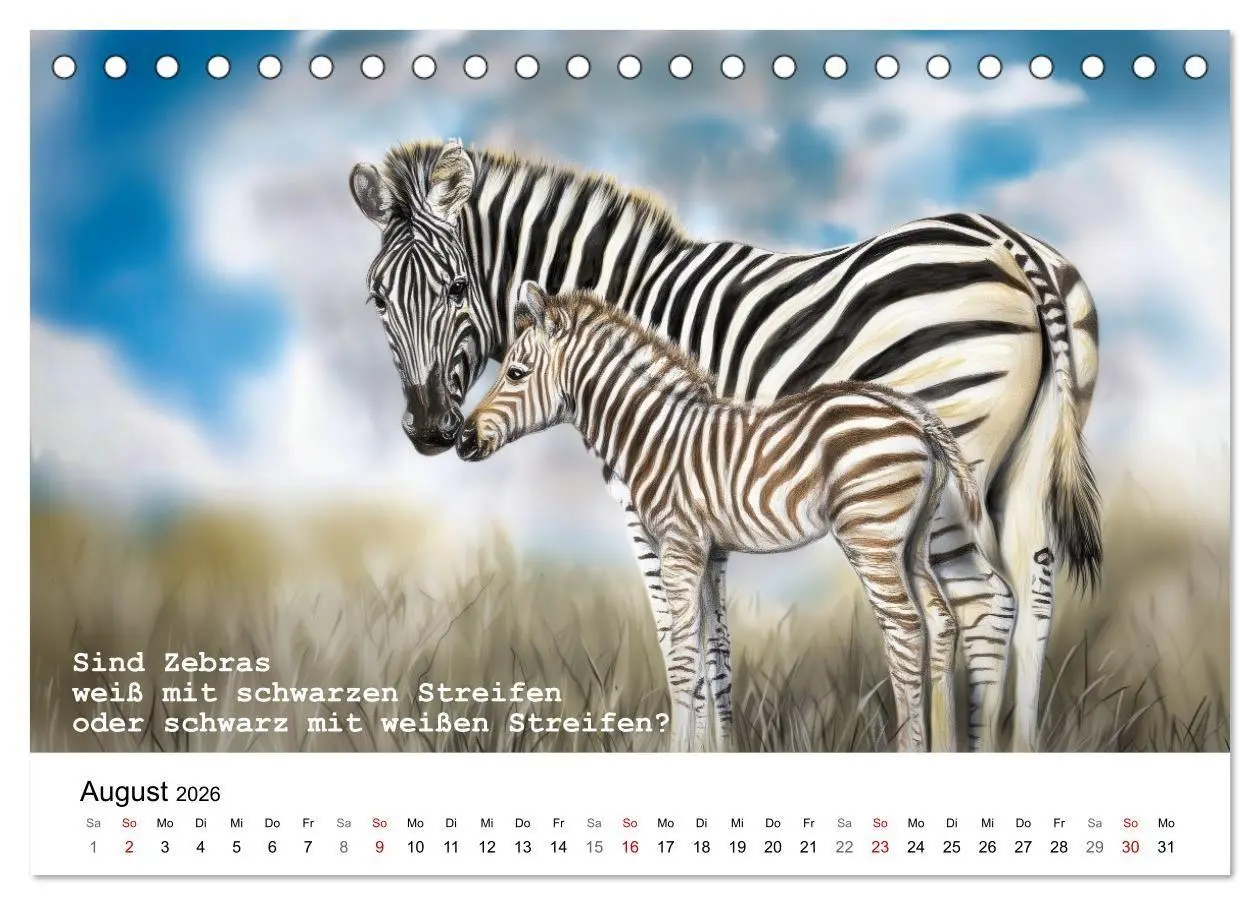 Bild: 9783516693942 | Lustige und paradoxe Fragen (Tischkalender 2026 DIN A5 quer),...