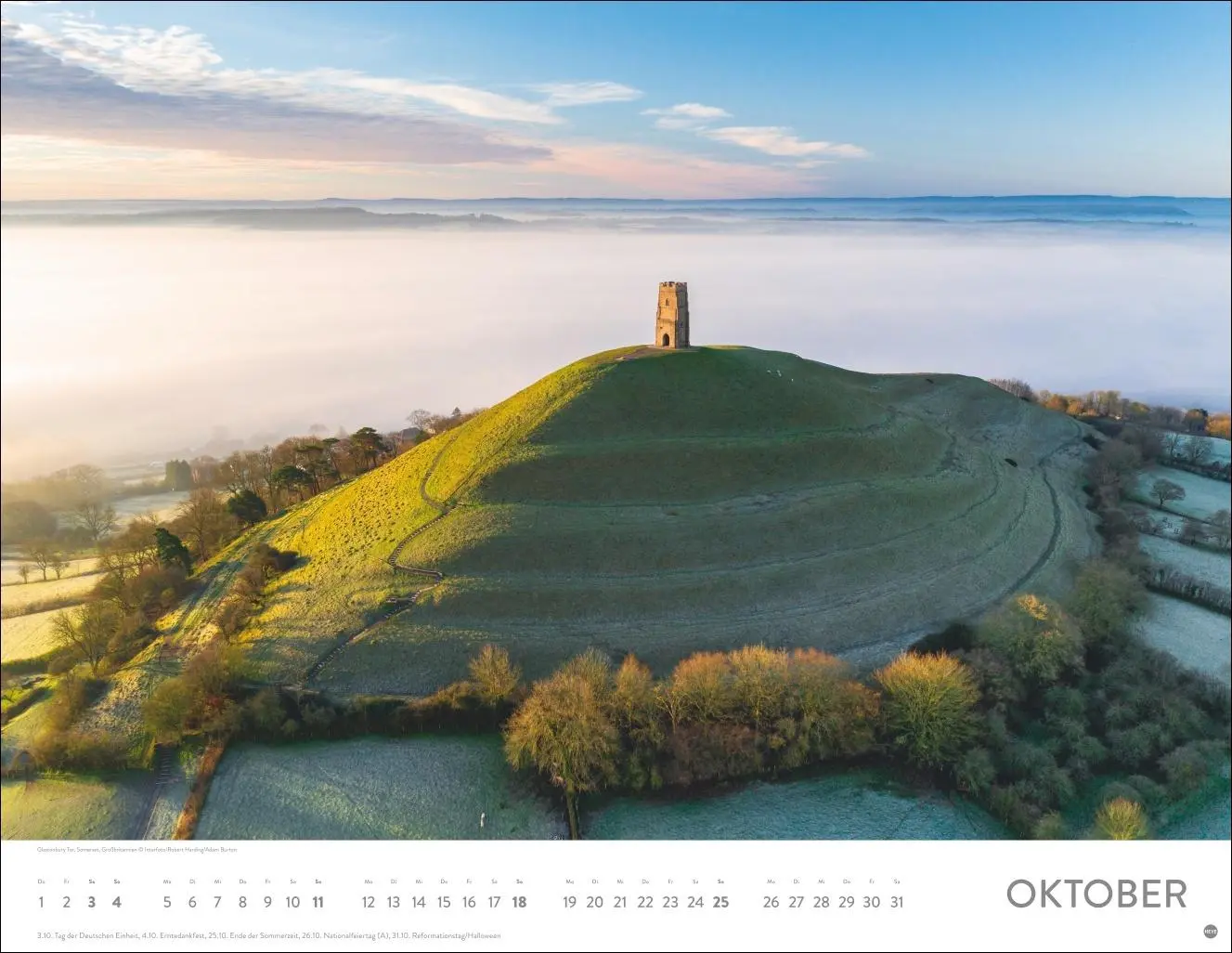 Bild: 9783756413942 | Orte der Kraft Posterkalender 2026 | Kalender | 14 S. | Deutsch | 2026