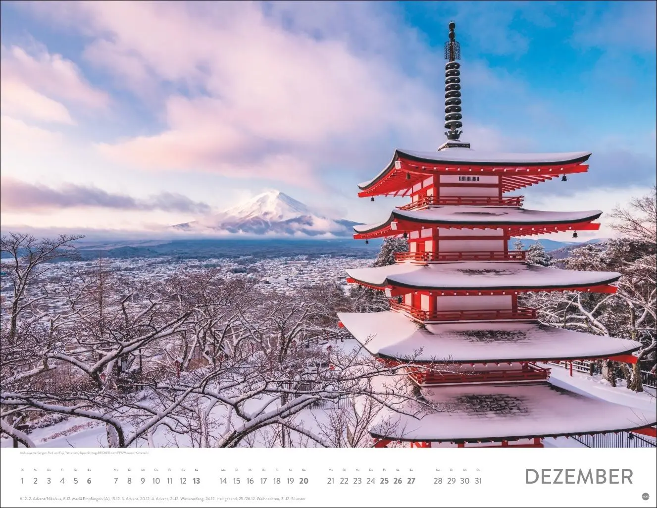 Bild: 9783756413942 | Orte der Kraft Posterkalender 2026 | Kalender | 14 S. | Deutsch | 2026