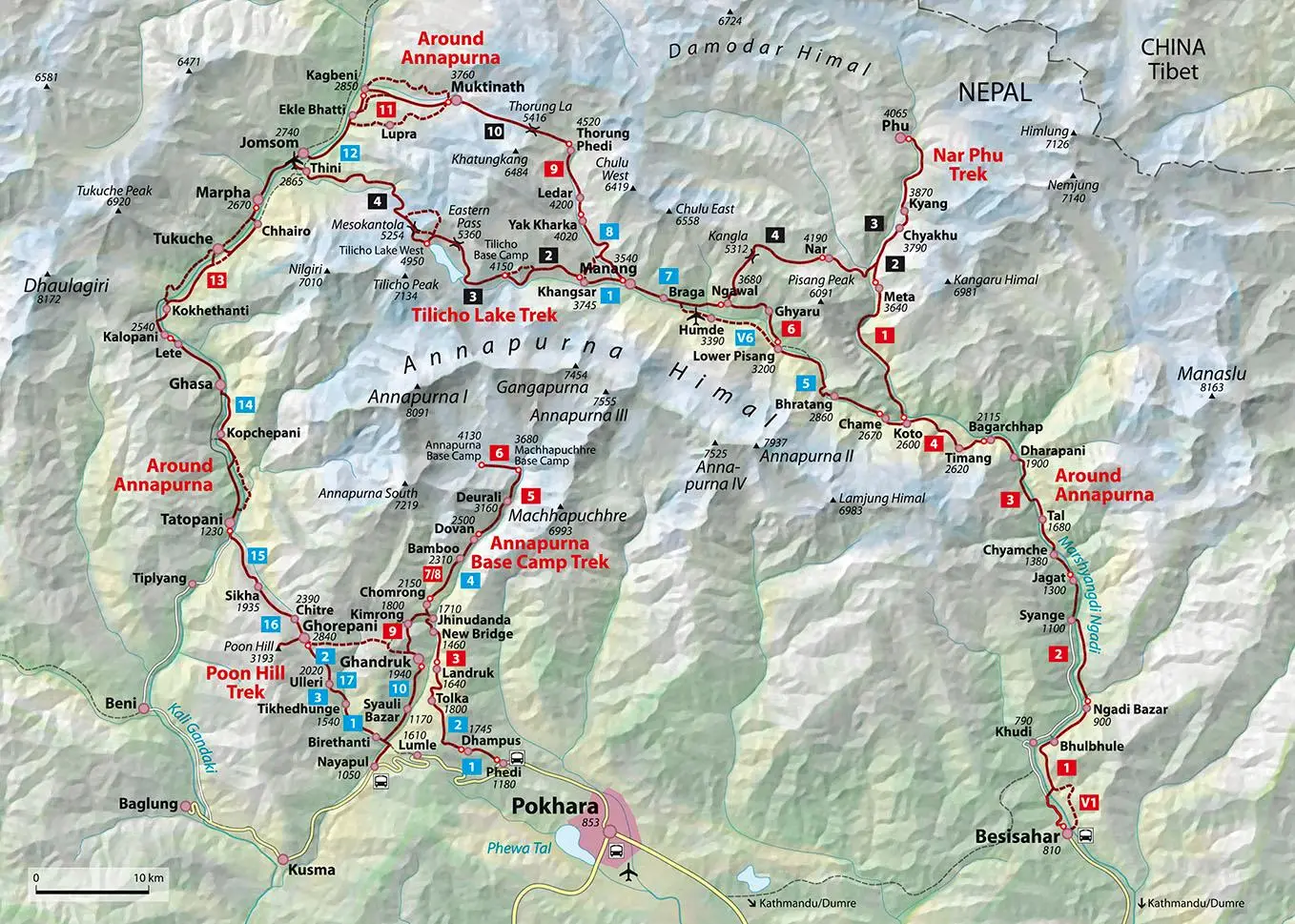 Bild: 9783763343942 | Annapurna Treks | Stephan Baur (u. a.) | Taschenbuch | 304 S. | 2012