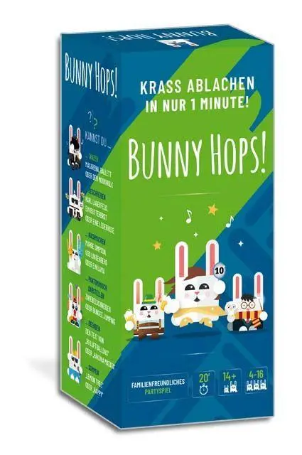 Cover: 3770022054042 | Bunny Hops | Huch! | Spiel | 054042 | Deutsch | 2023 | Huch &amp; Friends