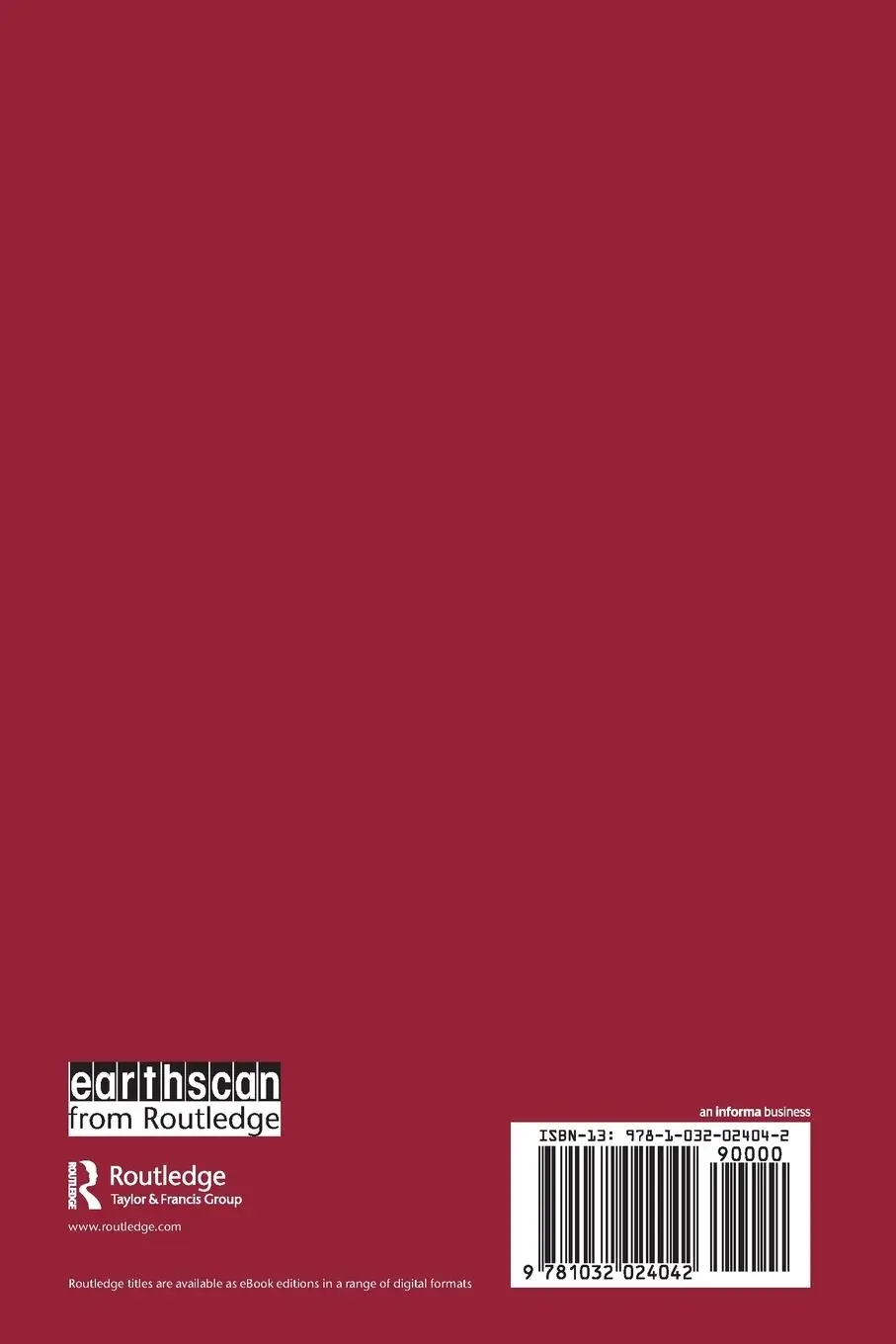 Rückseite: 9781032024042 | The Politics of Human Vulnerability to Climate Change | Julia Teebken