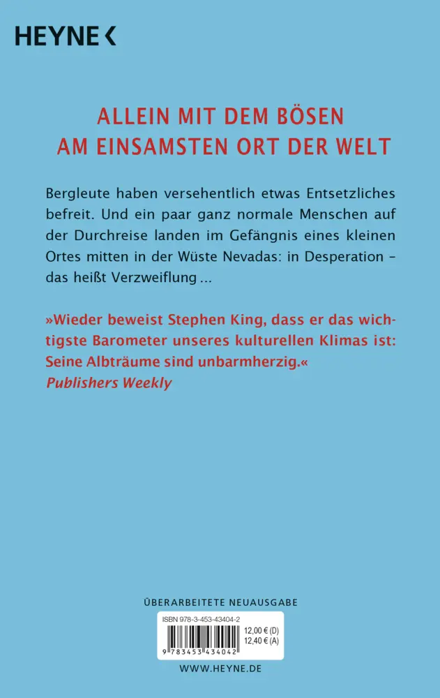 Bild: 9783453434042 | Desperation | Roman | Stephen King | Taschenbuch | 831 S. | Deutsch