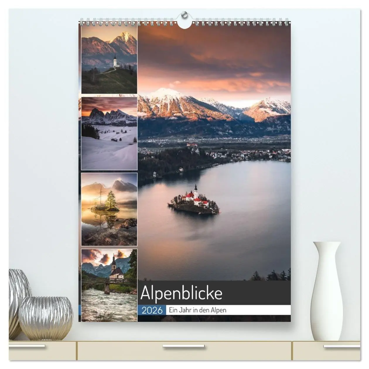 Cover: 9783516654042 | Alpenblicke - Ein Jahr in den Alpen (hochwertiger Premium...