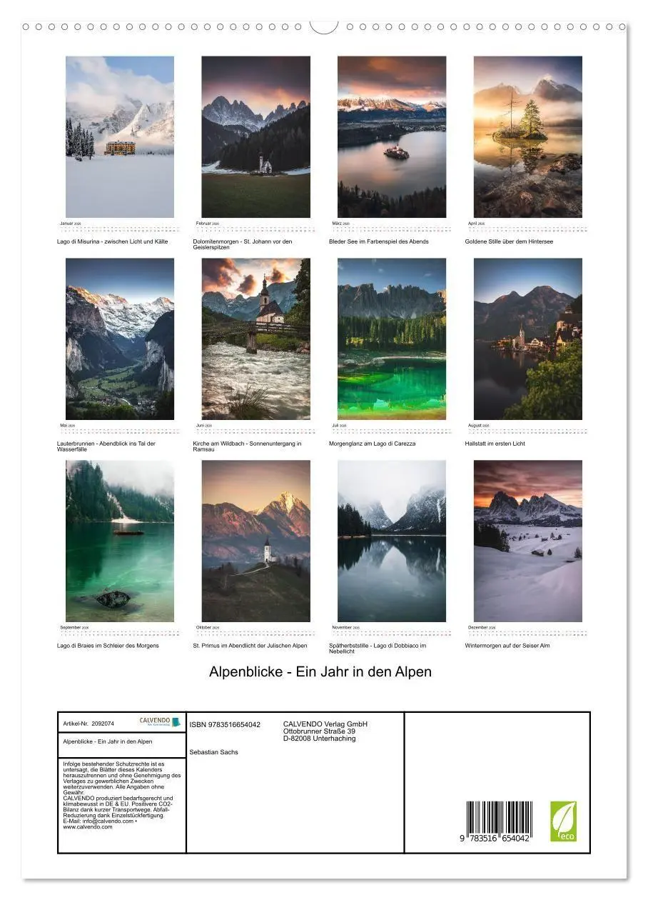Bild: 9783516654042 | Alpenblicke - Ein Jahr in den Alpen (hochwertiger Premium...