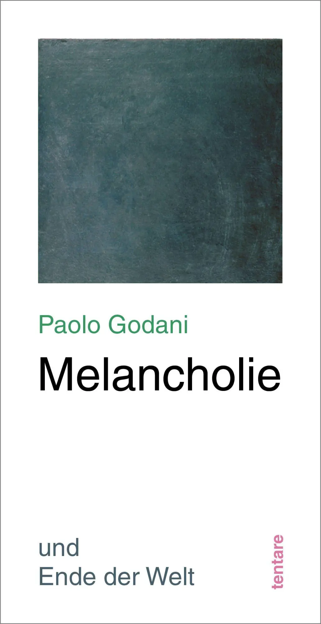 Cover: 9783911804042 | Melancholie und Ende der Welt | Paolo Godani | Taschenbuch | 260 S.