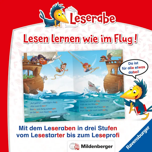 Bild: 9783473464142 | Leserabe mit Mildenberger Silbenmethode - Wilde Piratenabenteuer