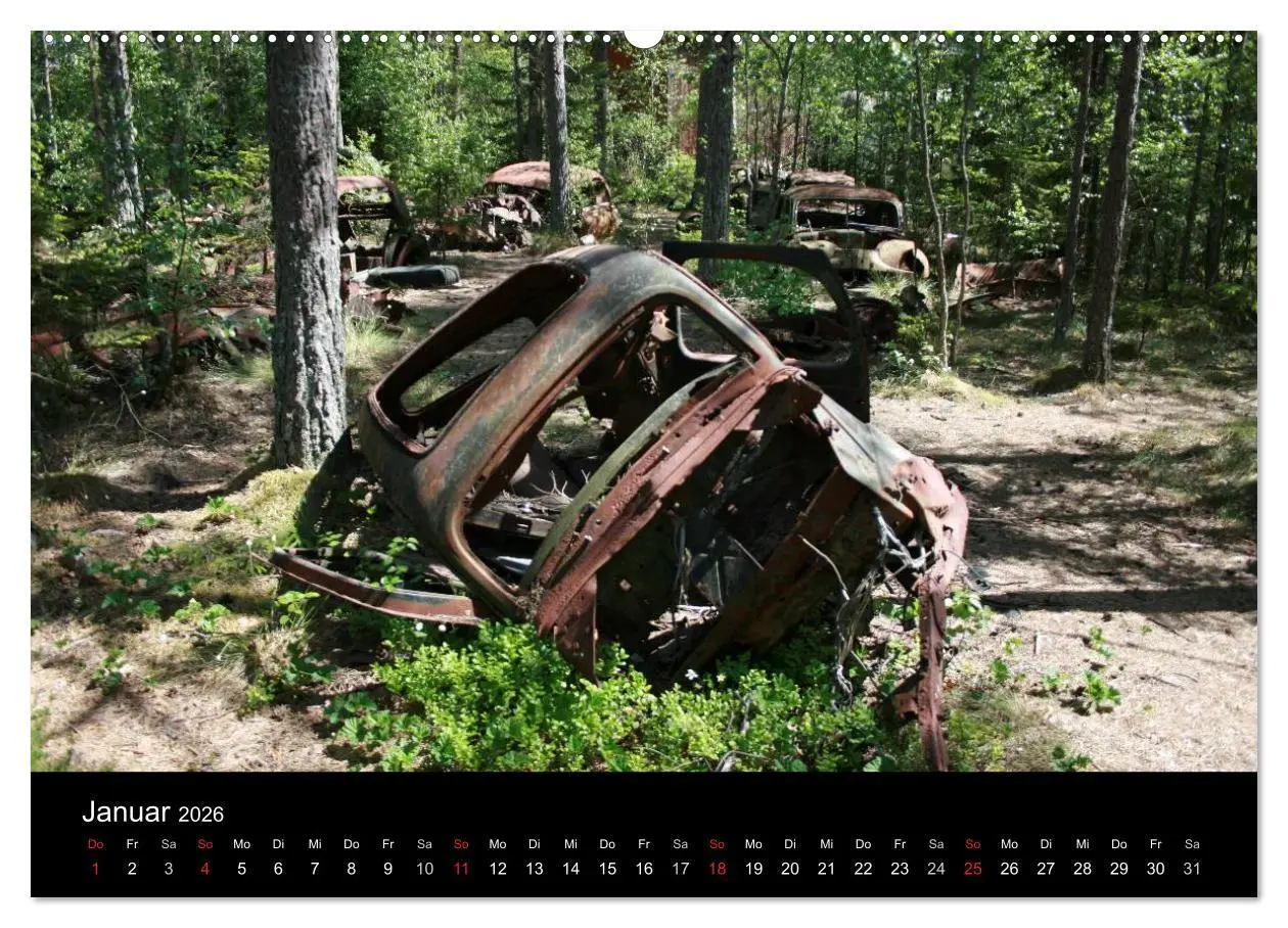 Bild: 9783516194142 | Schrottautos im Kyrkö Mosse (hochwertiger Premium Wandkalender 2026...