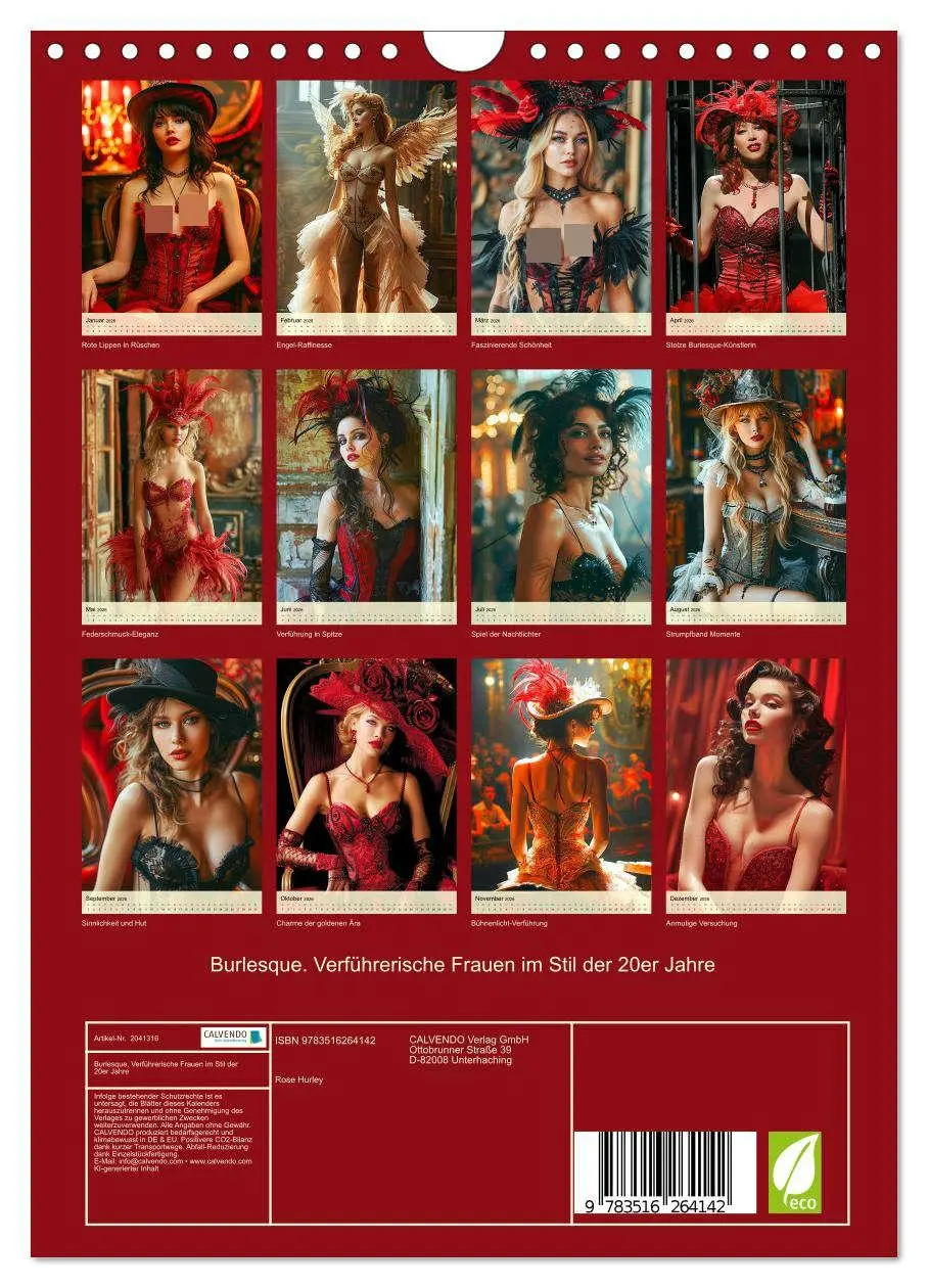 Bild: 9783516264142 | Burlesque. Verführerische Frauen im Stil der 20er Jahre...