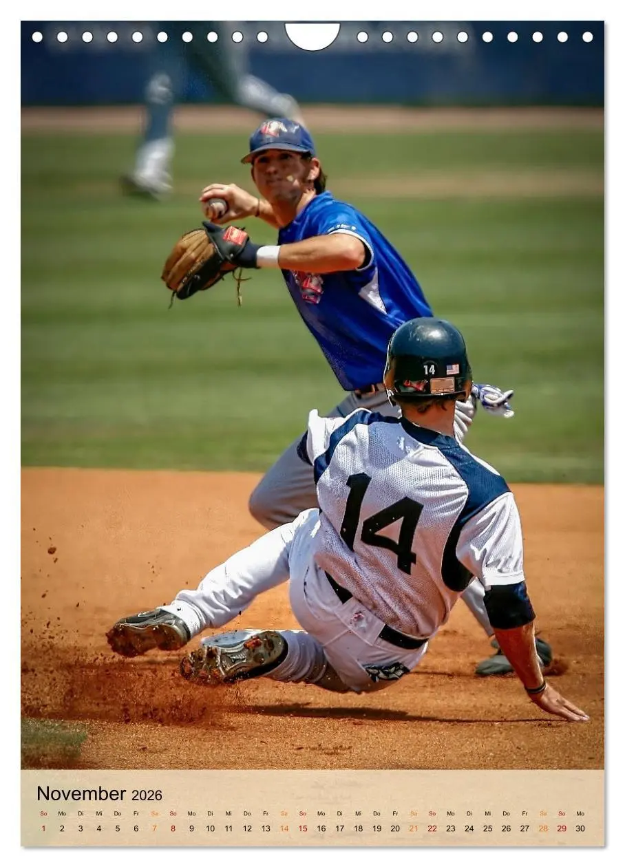 Bild: 9783516334142 | Baseball Power (Wandkalender 2026 DIN A4 hoch), CALVENDO...