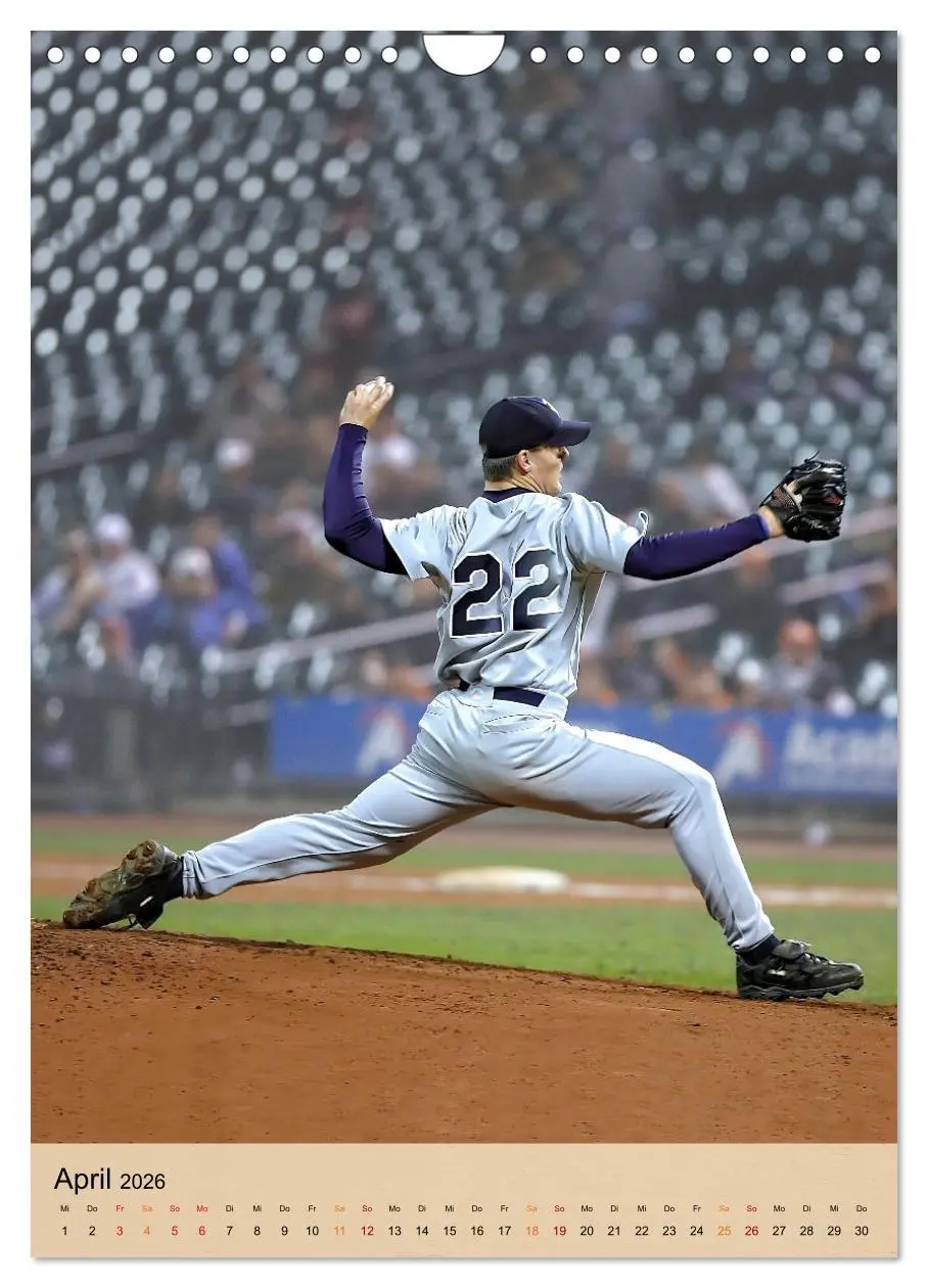 Bild: 9783516334142 | Baseball Power (Wandkalender 2026 DIN A4 hoch), CALVENDO...