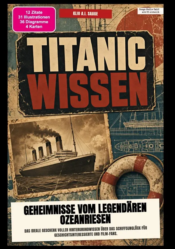 Cover: 9783565604142 | Titanic-Wissen: Geheimnisse vom legendären Ozeanriesen | Saage | Buch