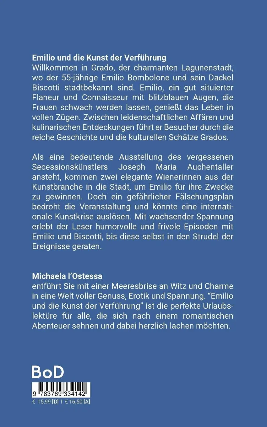 Rückseite: 9783769334142 | Emilio und die Kunst der Verführung | Michaela l'Ostessa | Taschenbuch