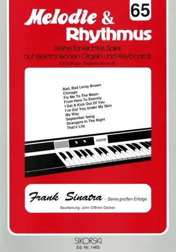 Cover: 9790003014142 | Melodie &amp; Rhythmus, Heft 65: Frank Sinatra | Songbuch (E-Orgel) | Buch