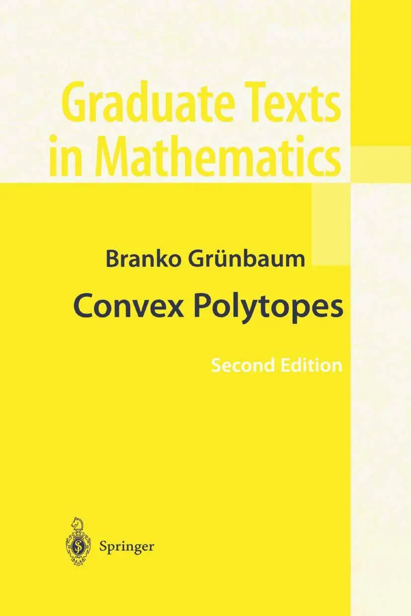 Cover: 9780387004242 | Convex Polytopes | Branko Grünbaum | Buch | Einband - fest (Hardcover) Cover: 9780387004242 | Convex Polytopes | Branko Grünbaum | Buch | Einband - fest (Hardcover)