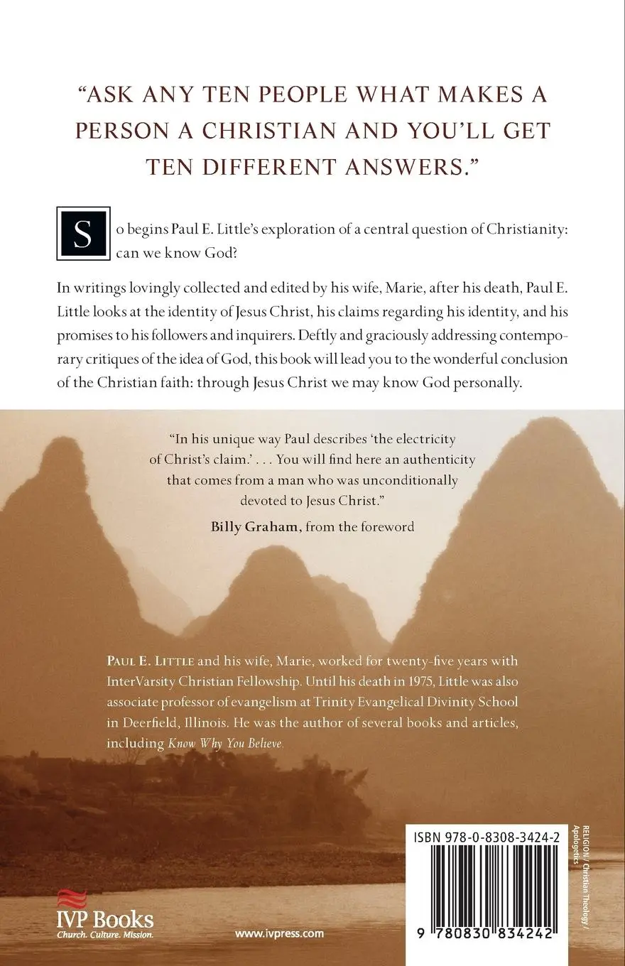 Rückseite: 9780830834242 | Know Who You Believe | Paul E. Little | Taschenbuch | Englisch | 2008