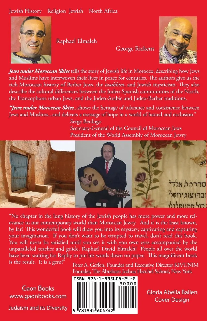 Rückseite: 9781935604242 | Jews Under Moroccan Skies | Two Thousand Years of Jewish Life | Buch
