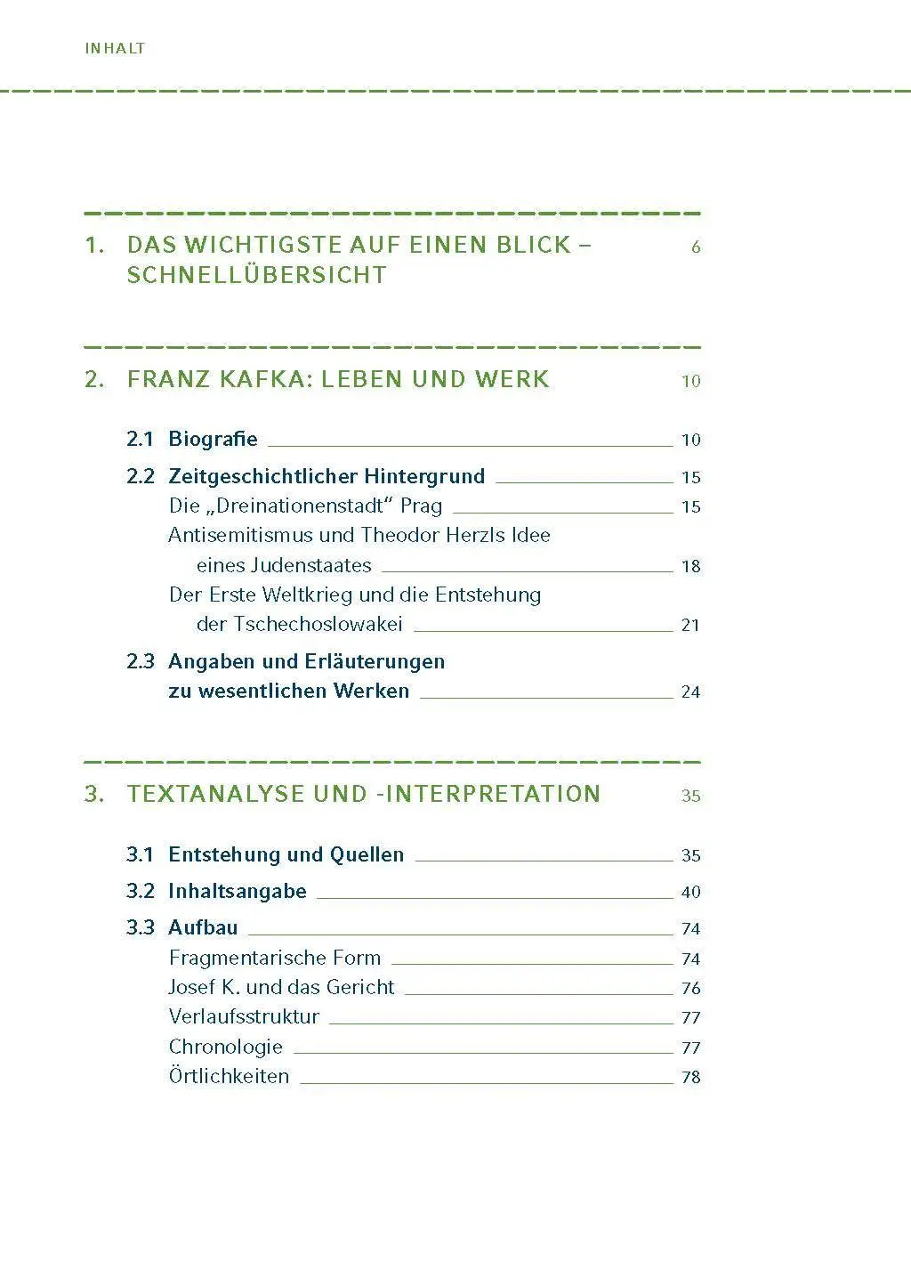 Bild: 9783129304242 | Der Process von Franz Kafka - Textanalyse und Interpretation | Kafka
