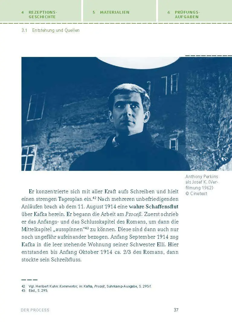 Bild: 9783129304242 | Der Process von Franz Kafka - Textanalyse und Interpretation | Kafka