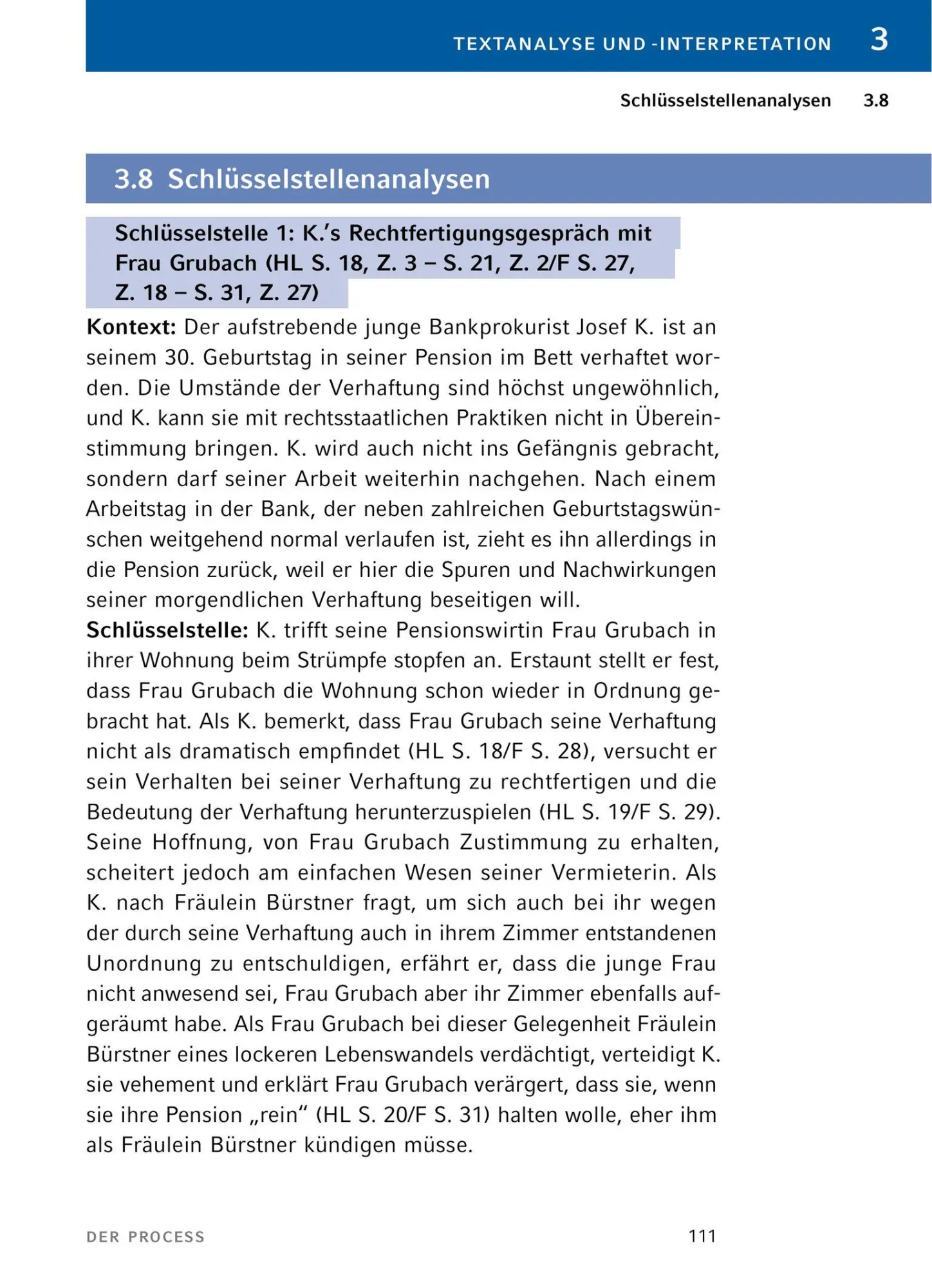 Bild: 9783129304242 | Der Process von Franz Kafka - Textanalyse und Interpretation | Kafka