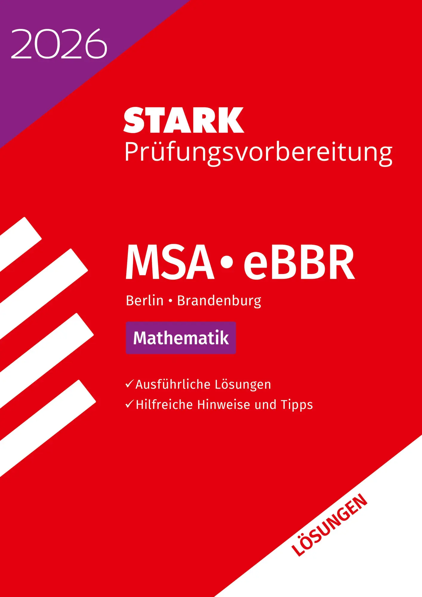 Cover: 9783849064242 | STARK Lösungen zu Mathematik - MSA/eBBR 2026 Berlin/Brandenburg -...