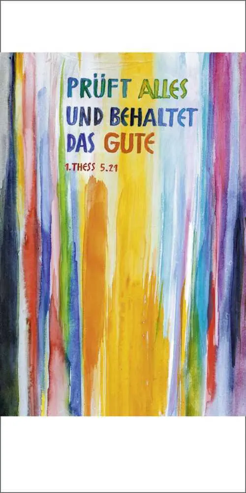Cover: 4251693904342 | Jahreslosung Felger 2025, Faltkarte mit Betrachtung (10er-Set) | Box