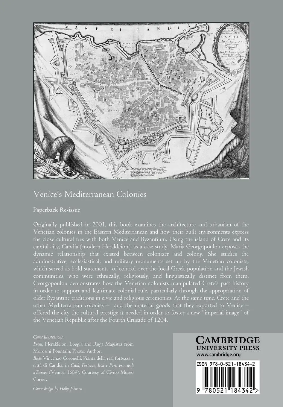 Rückseite: 9780521184342 | Venice's Mediterranean Colonies | Architecture and Urbanism | Buch