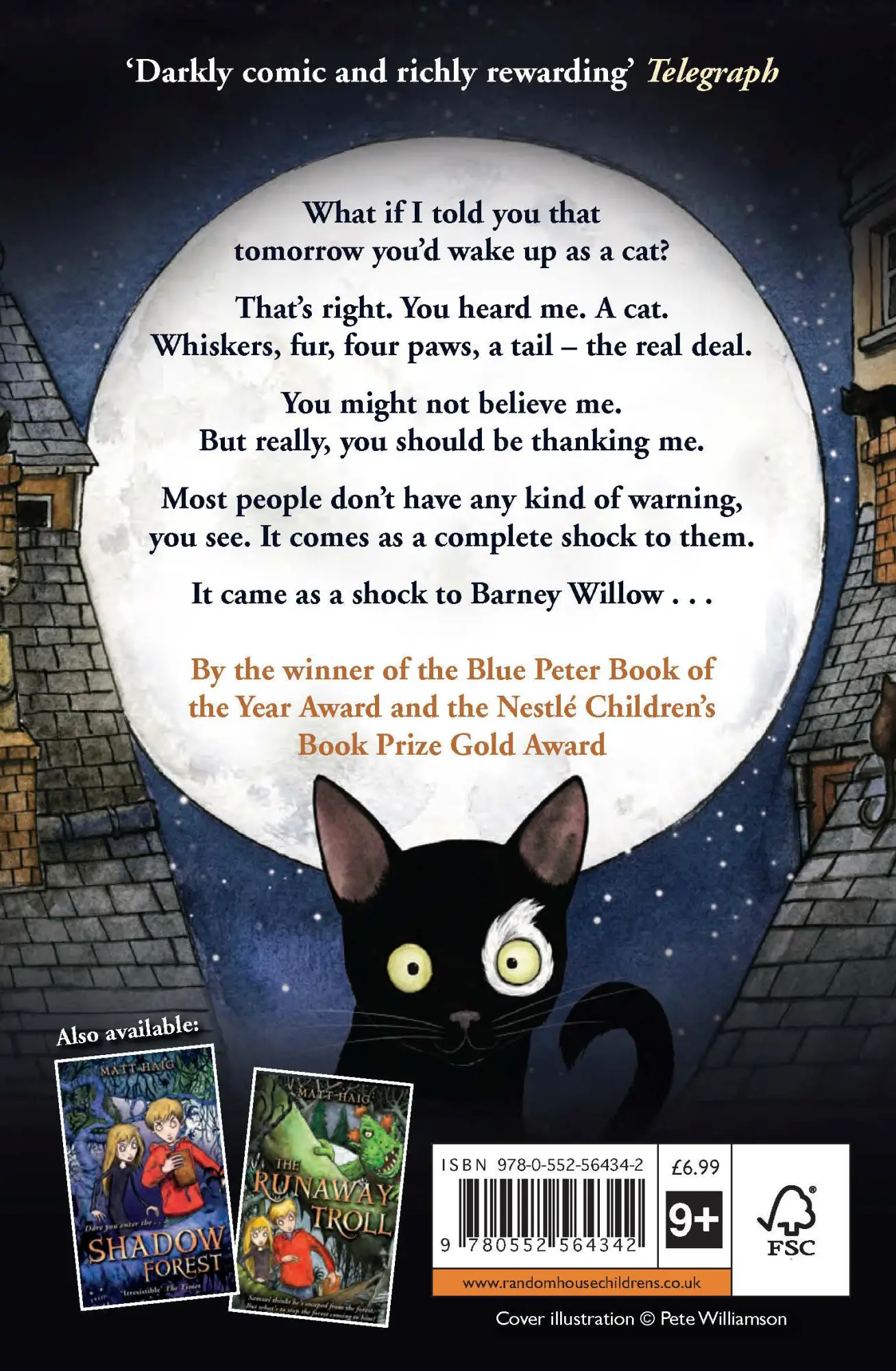 Rückseite: 9780552564342 | To Be A Cat | Matt Haig | Taschenbuch | 312 S. | Englisch | 2013