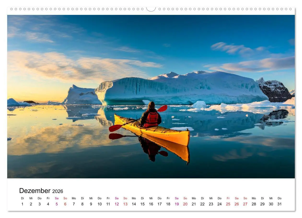 Bild: 9783457394342 | Kajak Erlebnisse (Wandkalender 2026 DIN A2 quer), CALVENDO...