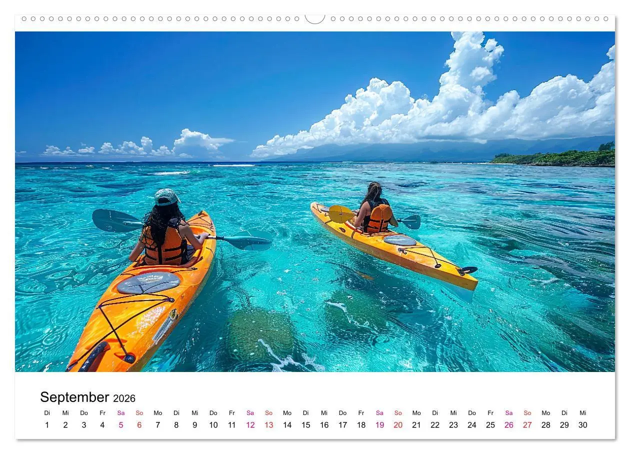 Bild: 9783457394342 | Kajak Erlebnisse (Wandkalender 2026 DIN A2 quer), CALVENDO...