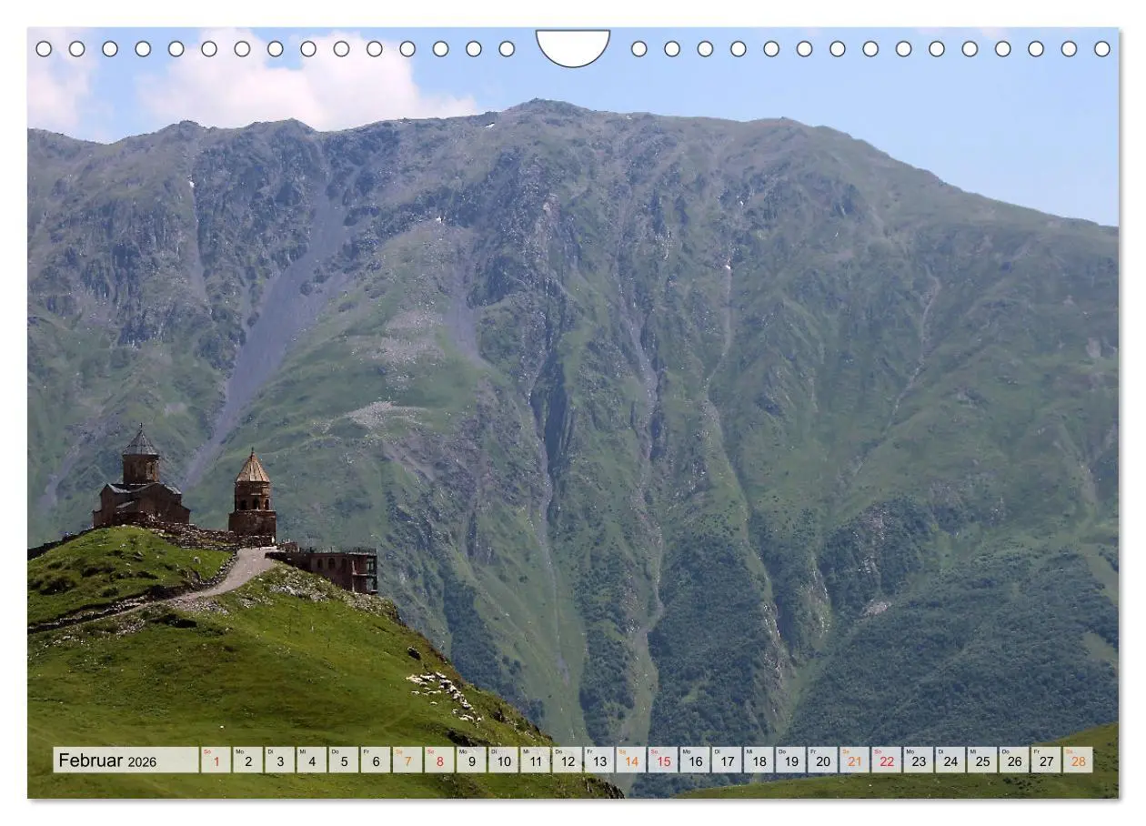 Bild: 9783457914342 | Sehnsucht Georgien (Wandkalender 2026 DIN A4 quer), CALVENDO...