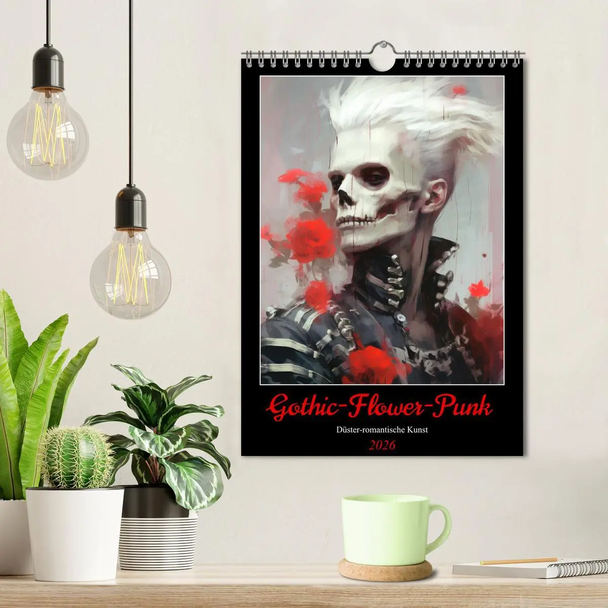 Bild: 9783516314342 | Gothic-Flower-Punk. Düster-romantische Kunst (Wandkalender 2026 DIN...