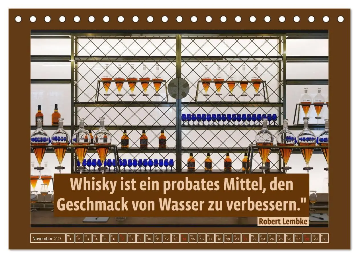 Bild: 9783569574342 | Whisky-Weisheiten (Tischkalender 2027 DIN A5 quer), CALVENDO...