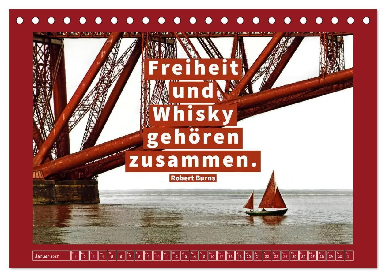 Bild: 9783569574342 | Whisky-Weisheiten (Tischkalender 2027 DIN A5 quer), CALVENDO...