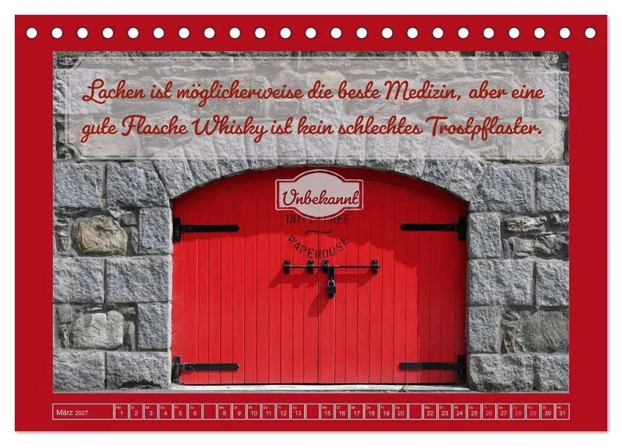 Bild: 9783569574342 | Whisky-Weisheiten (Tischkalender 2027 DIN A5 quer), CALVENDO...